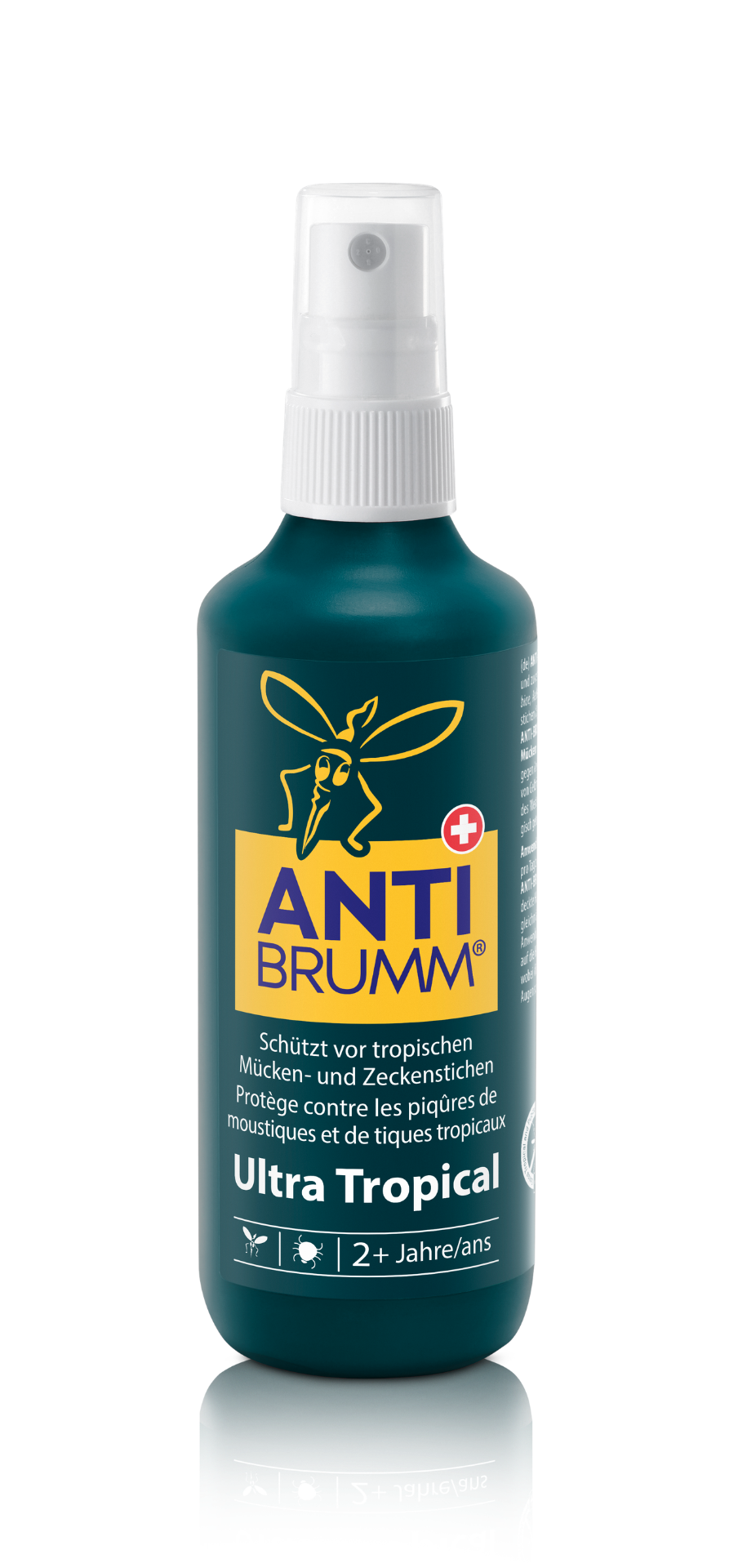ANTI-BRUMM®️ ULTRA TROPICAL Spray Insektenschutzspray für eine starke Abwehr gegen tropische Mücken und Zecken auf Fernreisen.